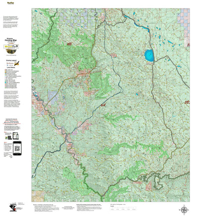 Arizona HuntData LLC AZ Unit 6A Land Ownership Map digital map