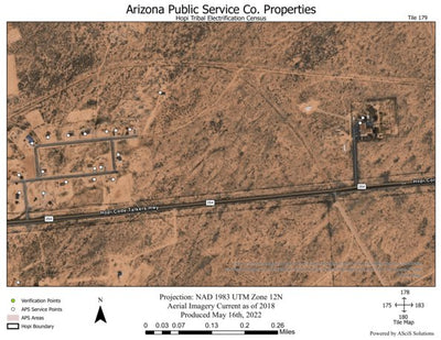 ASciS Solutions Hopi Tile 179 digital map