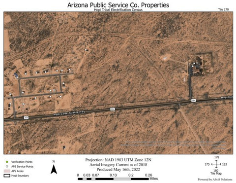 ASciS Solutions Hopi Tile 179 digital map