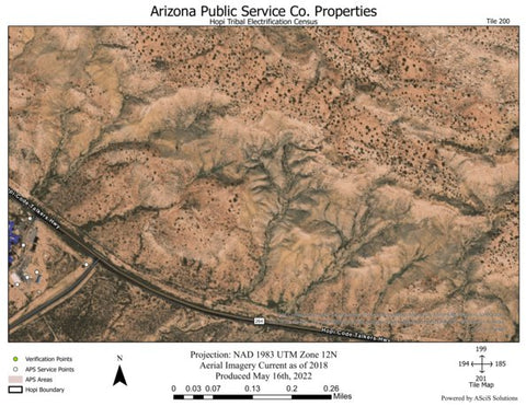 ASciS Solutions Hopi Tile 200 digital map