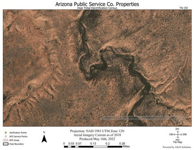 ASciS Solutions Hopi Tile 202 digital map