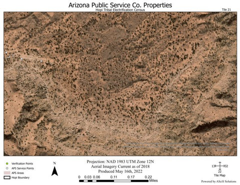 ASciS Solutions Hopi Tile 21 digital map