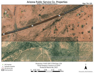 ASciS Solutions Tuba City 100 Map digital map