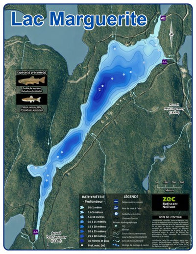 Association sportive Batiscan-Neilson inc. / Zec Batiscan-Neilson Zec Batiscan-Neilson / Lac Marguerite digital map