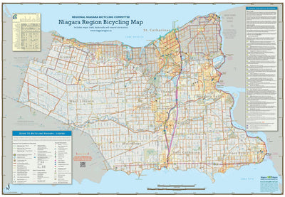 Avenza Systems Inc. 2011 Niagara Region Bicycling Map digital map