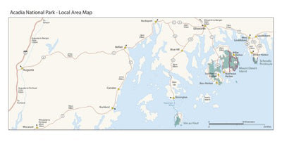 Avenza Systems Inc. Acadia National Park Local Area Map digital map
