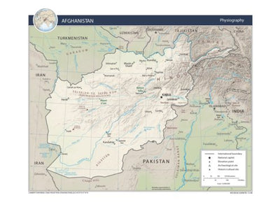 Avenza Systems Inc. Afghanistan Physiography digital map