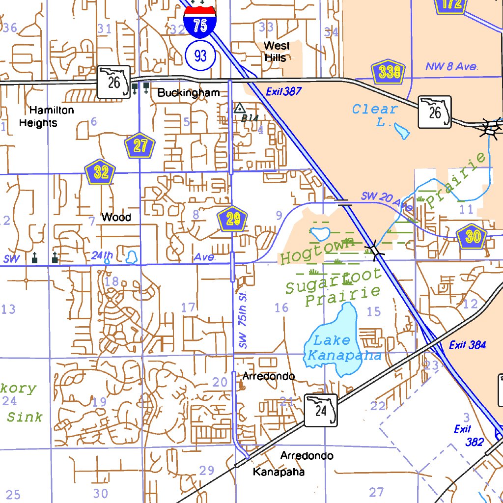 Alachua Map by Avenza Systems Inc. | Avenza Maps