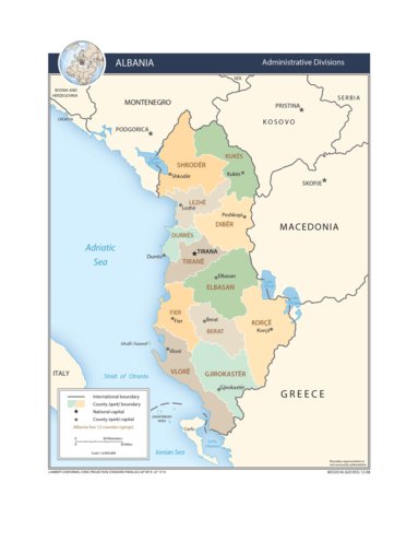 Avenza Systems Inc. Albania Administrationistration digital map