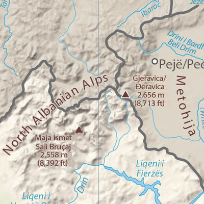 Avenza Systems Inc. Albania Physiography digital map