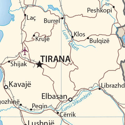 Avenza Systems Inc. Albania Transportation digital map