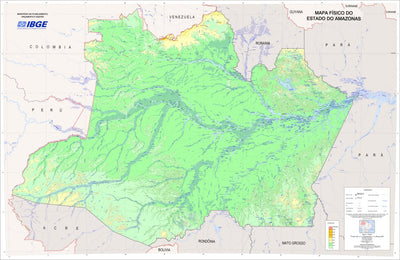 Avenza Systems Inc. Amazonas, Brazil digital map