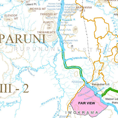 Avenza Systems Inc. Amerindian Lands of Guyana digital map