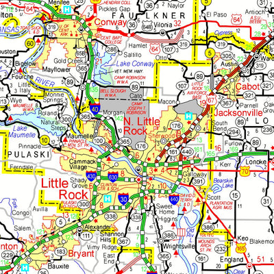 Avenza Systems Inc. Arkansas Highways digital map