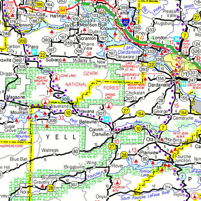 Avenza Systems Inc. Arkansas Highways digital map