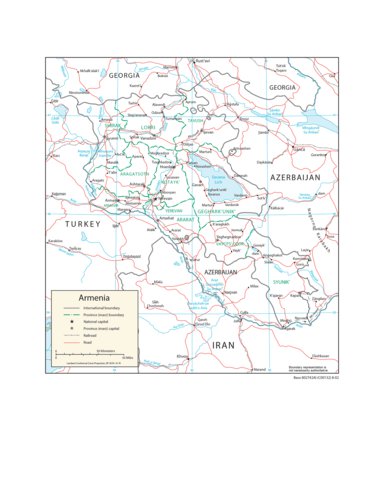 Avenza Systems Inc. Armenia Physiography digital map