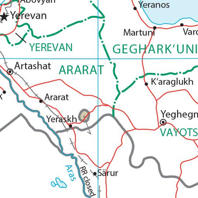 Avenza Systems Inc. Armenia Physiography digital map