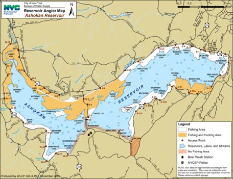 Ashokan Angler Reservoir Map by Avenza Systems Inc. | Avenza Maps