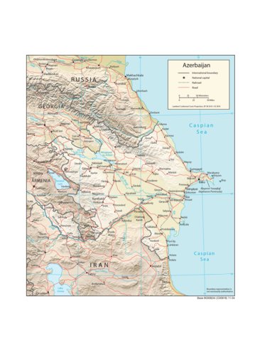 Avenza Systems Inc. Azerbaijan Physiography digital map