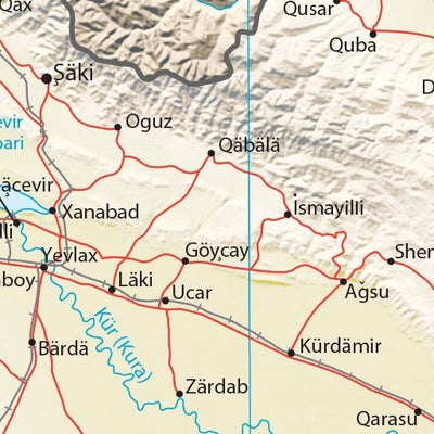 Avenza Systems Inc. Azerbaijan Physiography digital map