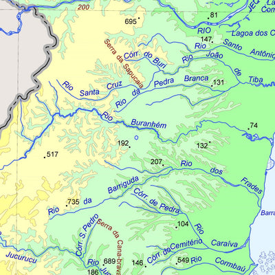 Avenza Systems Inc. Bahia, Brazil digital map