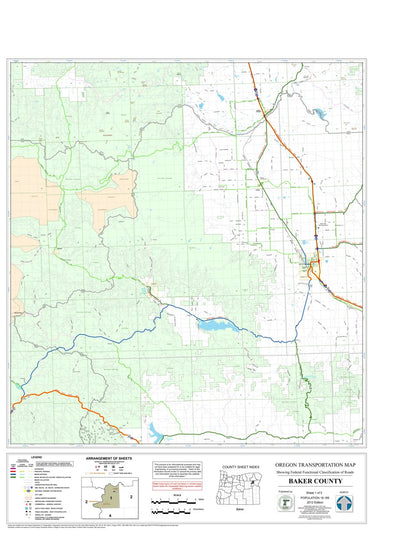 Avenza Systems Inc. Baker County Sheet 1 digital map