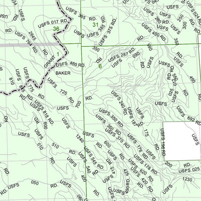 Avenza Systems Inc. Baker County Sheet 4 digital map