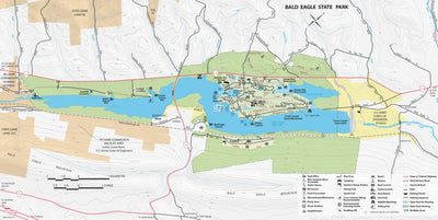 Avenza Systems Inc. Bald Eagle State Park Map digital map