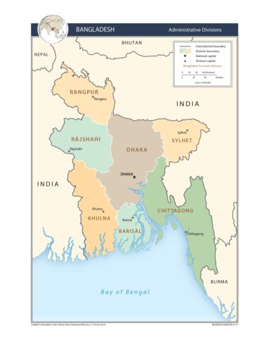 Avenza Systems Inc. Bangladesh Administration digital map