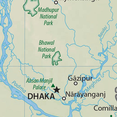 Avenza Systems Inc. Bangladesh Physiography digital map