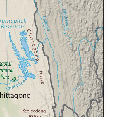 Avenza Systems Inc. Bangladesh Physiography digital map