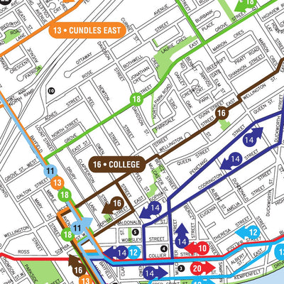 Avenza Systems Inc. Barrie Transit digital map