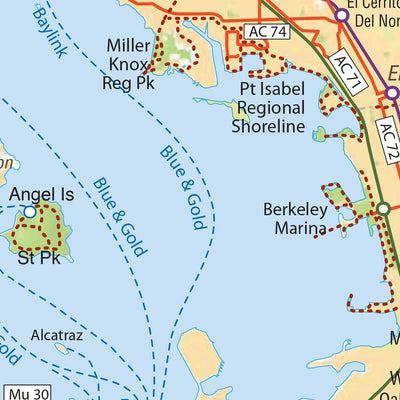 Avenza Systems Inc. Bay Area Transit to Trails digital map