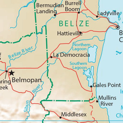 Avenza Systems Inc. Belize Physiography digital map