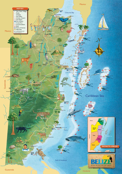 Avenza Systems Inc. Belize Tourism digital map
