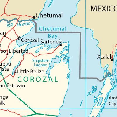 Avenza Systems Inc. Belize Transportation digital map
