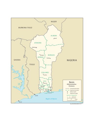 Avenza Systems Inc. Benin Administration digital map
