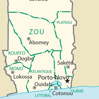 Avenza Systems Inc. Benin Administration digital map