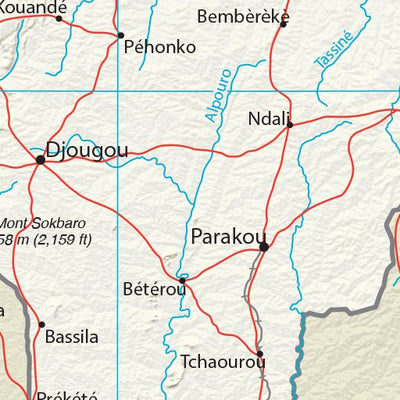 Avenza Systems Inc. Benin Physiography digital map