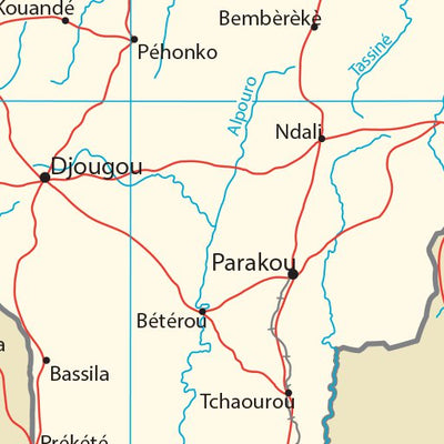 Avenza Systems Inc. Benin Transportation digital map