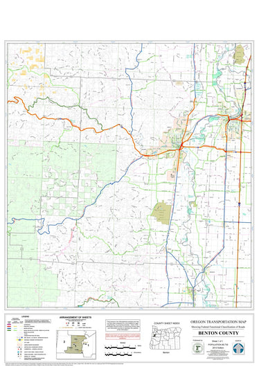 Avenza Systems Inc. Benton County Sheet 1 digital map