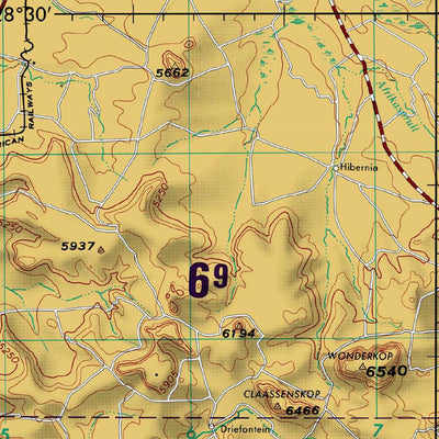 Avenza Systems Inc. Bethlehem, Republic of South Africa; Lesotho - sh-35-3 digital map