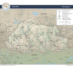 Avenza Systems Inc. Bhutan Physiography digital map