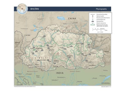 Avenza Systems Inc. Bhutan Physiography digital map