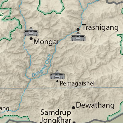 Avenza Systems Inc. Bhutan Physiography digital map
