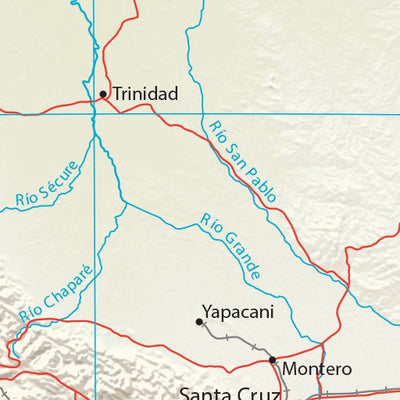 Avenza Systems Inc. Bolivia Physiography digital map