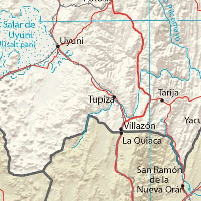 Avenza Systems Inc. Bolivia Physiography digital map