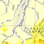 Avenza Systems Inc. Brazil Physical Relief digital map