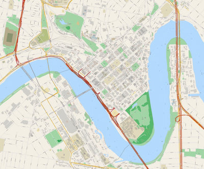 Avenza Systems Inc. Brisbane, Australia (Central) digital map