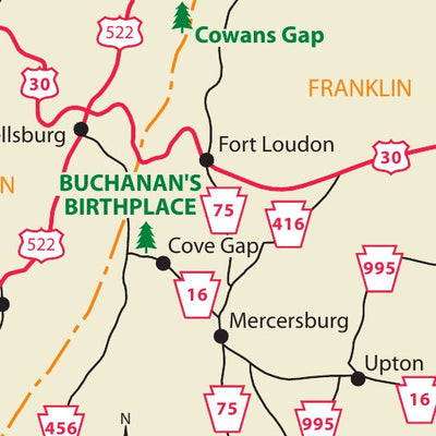 Buchanan Map Buchanans Birthplace Map by Avenza Systems Inc. | Avenza Maps